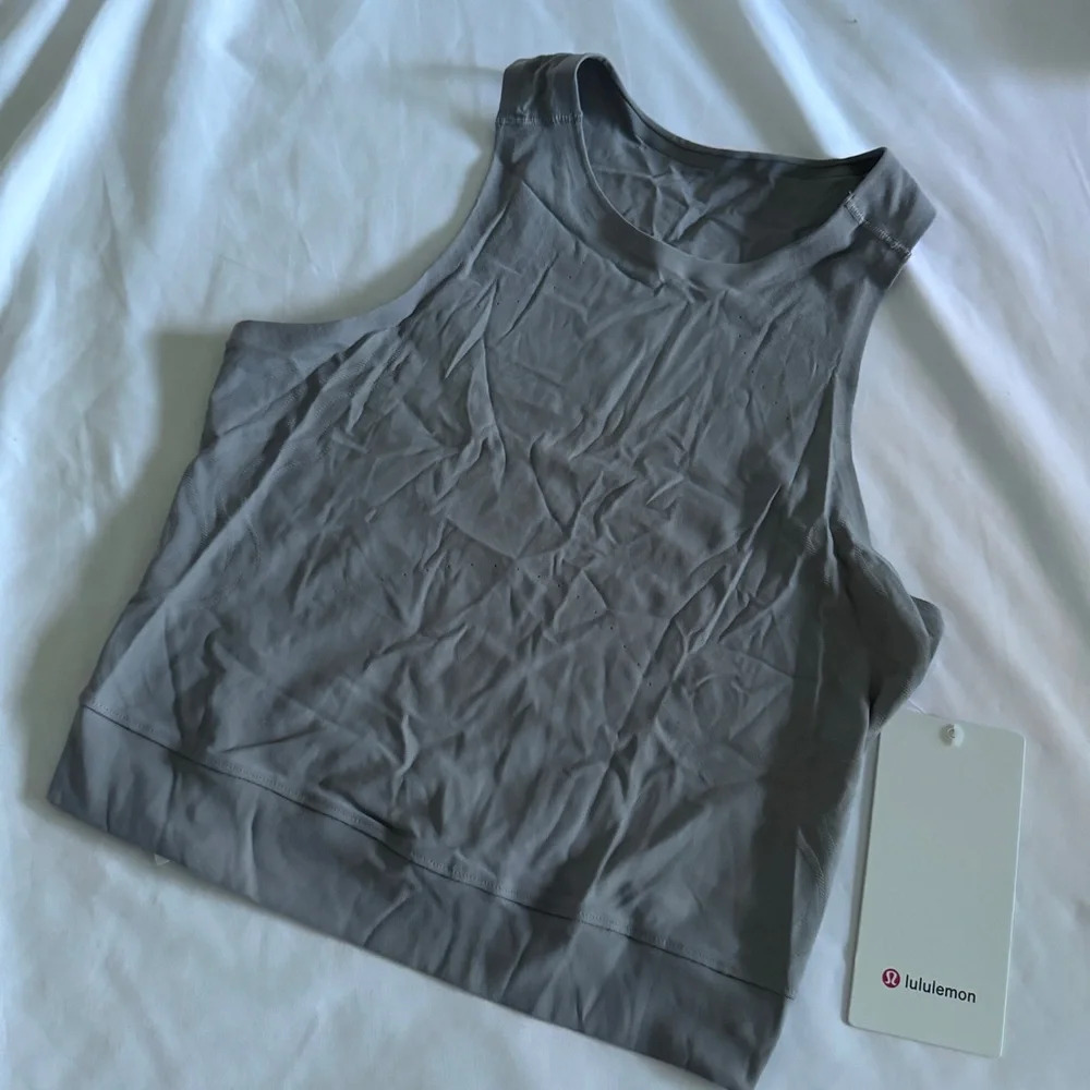 120 🆕🩶 Lululemon SenseKnit Running Tank - Rhino Grey